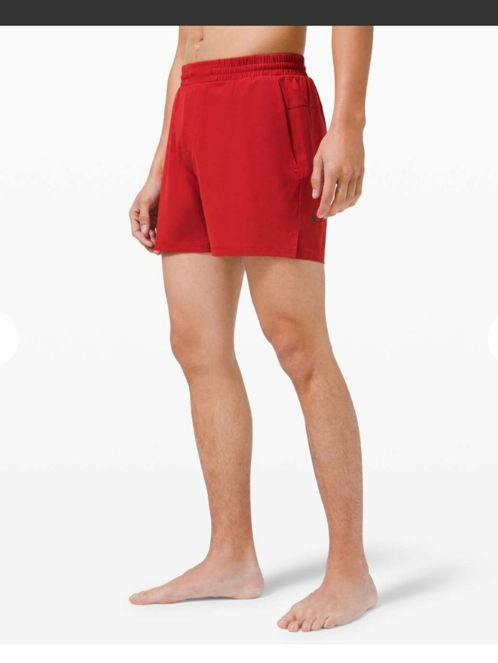 Lululemon Channel Cross Short 5" Sport Red, Size S